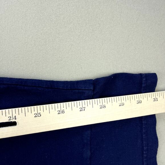 Vintage Disney Mickey Mouse T-Shirt Womens One Size Navy Blue St. Tropez Cropped - Picture 8 of 8